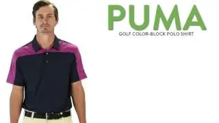 Puma Golf Color-Block Polo Shirt - UPF 40+, Short Sleeve (For Men)