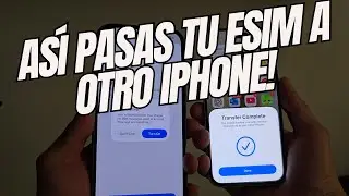 C&oacute;mo transferir tu eSIM a otro iPhone 📲✅ (paso a paso)