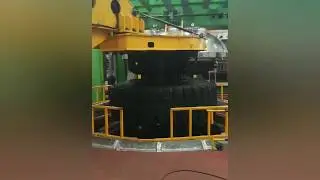 Giant OTR tire curing press