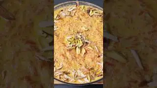 Carrots and milk dessert Gajrela #ytshorts #shortsfeed #shorts #tastyyummyplus