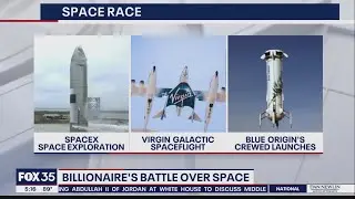 Billionaire's battle over space