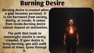 Burning Desire | learn English |Improve Your English Fluency #englishvocab #languagefluency  #vocabs