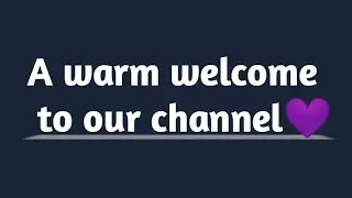Welcome to our channel | Friendzies tv