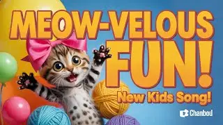 Happy Kitten Song for Kids Fun Meow Meow Nursery Rhymes and Cute Cat Dancing Learning Video
