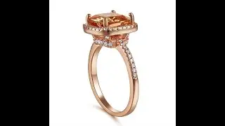 Sterling Silver Simple Personality Fashion Rose Gold Wedding Valentine Engagement Anniversary Ring