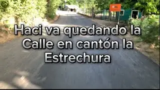 Proyecto de pavimentación de la calle de cantón la estrechura y los rillitos