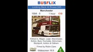 Looking Back At Buses 045  Manchester  1994 - 5