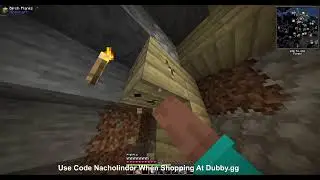 playing in my forever world in better minecaft