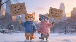 They Found a Dying Mouse in the Snow — What These Two Kittens Did Will Break Your Heart