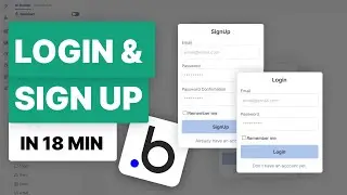 Build Login & Signup for Bubble.io Apps in 2025 (No-Code) – Under 18 Minutes!