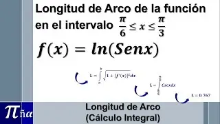 Longitud de Arco de una función (ejemplo 5) 