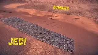5,000 Jedi Knights vs 2,000,000 Zombies - UEBS 2