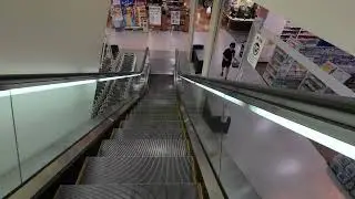 岩手 ツインモールプラザ北上 2F‐1F | Twin Mall Plaza Kitakami, Escalator Iwate Japan