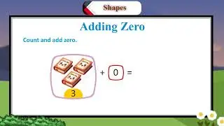 Ch 27 | Lavendar Books | Math Pre Primer | Lkg | Shapes (Adding Zero) | For children