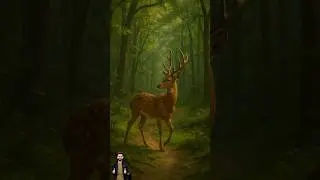 ❤️ Evolution of deer : deer magic with zebra 🥰 #deer #zebra #magic #shorts #avengers #marvel #ai
