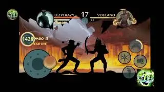 Shadow fighte 2 / 1.5k damge volcano gameplay