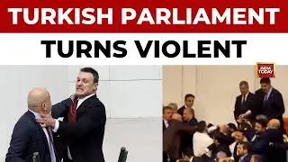 Turkey: Chaos in Turkish Parliament as Lawmakers Trade Punches | World News