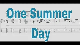 Joe Hisaishi, One Summer Day (fingerstyle guitar) - INTERACTIVE GUITAR TABS