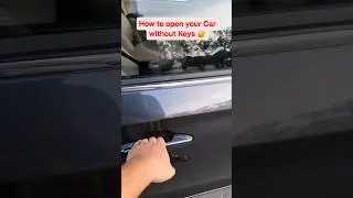 Open your car DOOR without KEYS🔐💯 HONDA Amaze 2023 #tata #cartips #trending #viral #honda #shorts