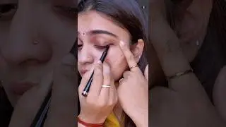 Easy and simple winged eyeliner tutorial #eyelinertutorial #eyeliner