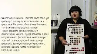Презентация палитры оттенков красителя Perlacolor ТМ Oyster Cosmetics.