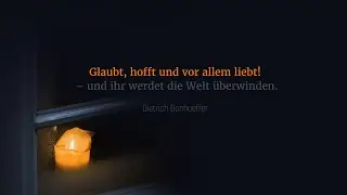Von guten Mächten wunderbar geborgen | Bonhoeffer/Fietz | Cover | Musikschule Rodewisch