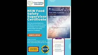 Become a Certified Food Safety Supervisor in NSW 🇦🇺