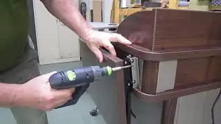 Honors Lectern Flip-Up Shelf Installation | Add Laptop Space Fast