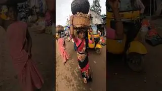 Indian Tribal market || village market in Hukumpeta