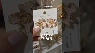 Unique jwellery H&M 🤍 #hm#hmaccessories #earings #hmhaul