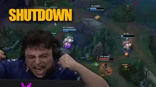 Kameto est comme un fou suite au premier teamfight de KCORP en LEC