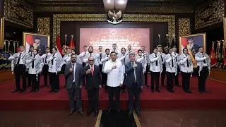 Menhan Sjafrie Sjamsoeddin  menerima 22 calon kadet mahasiswa dari Palestina.