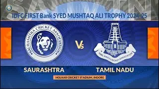 Syed Mushtaq Ali Trophy 2024 l Saurashtra vs Tamil nadu l Today&rsquo;s highlights