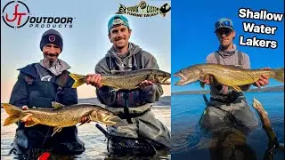 Shore Fishing for Lake Trout on Lake Champlain! INSANE BITE!