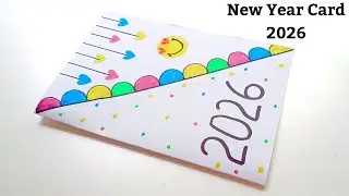 😍 LAST MINUTE 😍 New Year Special Card // how to make new year card // new year greeting card 2026 