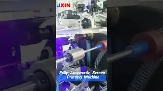 Full Automatic Screen Printing Machine for Cream Jar Container#autoscreenprintingmachine