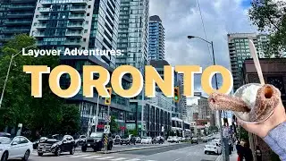 [Layover Adventures - Ep4. TORONTO Area] Centennial Park Conservatory, Night Market & lots of FOODS
