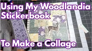 100% Woodlandia Sticker Book Collage