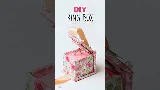 DIY Ring Box 💍 | Easy Paper Ring Box Making | Shorts