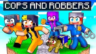 Having a COPS and ROBBERS Family in Minecraft!