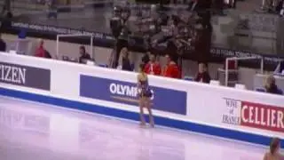2010 Torino World Championships SP Yu-Na Kim Warm Up 6min