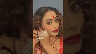 BINDI 🫶 #makeup #bengaliwedding #wedding #fashion #bridal #bridallook #bridalstyle