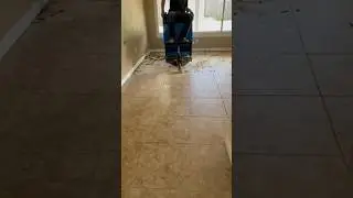 Tile removal with Terminator Bartell global #florida #floor #flooring #demo #asmr #tiles #machine