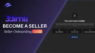 How to Become a Seller on 3DIMLI | Step-by-Step Seller Onboarding Guide 2026