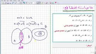 تقاطع المجموعات - الدرس + أمثلة الجزء 2