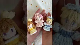 🥰Super cute princesses. 👸 #crochet #disneyprincess