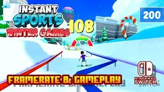 Instant Sports: Winter Games - (Nintendo Switch) - Framerate & Gameplay