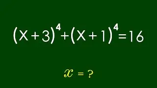 A Nice Algebra Problem | Math Olympiad x=?
