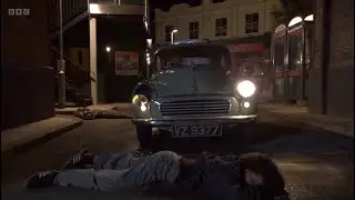 Eastenders Nigel hits jasmine with his car as she pushes Gina out of the way of being hit scene