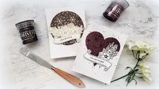 Glimmer Paste Die Cuts and Floral Accents With Kelly Latevola